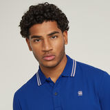 G-STAR Outlet Polo Dunda Slim Stripe Azul intermedio