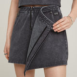 G-STAR Outlet Overdyed Sweat Skort Black