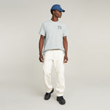 G-STAR Outlet Barcode Back Graphic Loose T-Shirt Grey