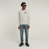 G-STAR Outlet Substance Back Graphic Relaxed Sweater White
