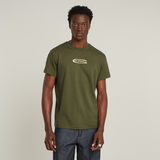 G-STAR Outlet Old Skool Logo T-Shirt Green