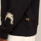 G-STAR Outlet Sudadera con capucha Multi Logo Loose Negro