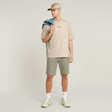 G-STAR Outlet Camiseta Center Chest Boxy Beige
