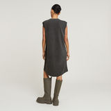 G-STAR Outlet Seam Detail Overdyed Loose Dress Black
