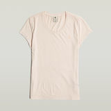 G-STAR Outlet Overdyed Eyben Slim V-Neck Top 2.0 Pink