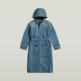 G-STAR Outlet Trench Rain Jacket Medium blue