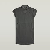G-STAR Outlet Seam Detail Polo Dress Black