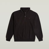 G-STAR Outlet Sudadera Snap Button Loose Negro
