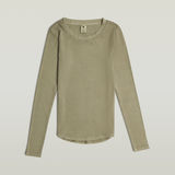 G-STAR Outlet Overdyed Slim Top Green