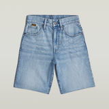 G-STAR Outlet Viktoria Bermuda Shorts Raw Edge Light blue