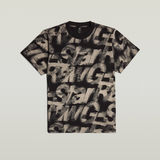 G-STAR Outlet Sprayed Letters Loose T-Shirt Multi color