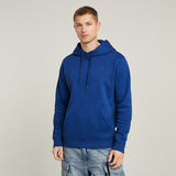 G-STAR Outlet Premium Core Hooded Sweater Medium blue