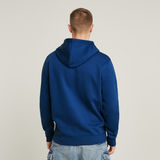 G-STAR Outlet Premium Core Hooded Sweater Medium blue