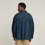 G-STAR Outlet Long Pocket Boxy Fit Shirt Dark blue