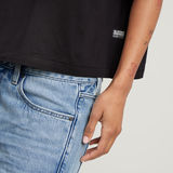 G-STAR Outlet Horizontal Seam Loose Top Black