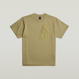 G-STAR Outlet Outdoor Woven Pocket Loose T-Shirt Green