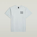 G-STAR Outlet Barcode Back Graphic Loose T-Shirt Grey