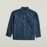 G-STAR Outlet Long Pocket Boxy Fit Shirt Dark blue
