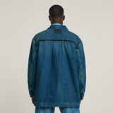 G-STAR Outlet Oversized Chore Jacket Medium blue