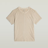 G-STAR Outlet Overdyed Front Seam Top Beige