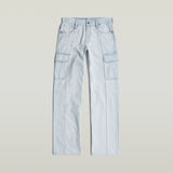 G-STAR Outlet Judee Cargo Low Waist Loose Jeans Light blue
