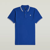 G-STAR Outlet Polo Dunda Slim Stripe Azul intermedio