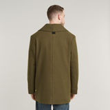 G-STAR Outlet Wool Peacoat Green
