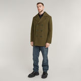 G-STAR Outlet Wool Peacoat Green