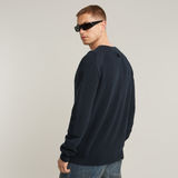 G-STAR Outlet Detailed Knitted Sweater Dark blue