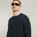 G-STAR Outlet Detailed Knitted Sweater Dark blue