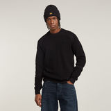 G-STAR Outlet Detailed Knitted Sweater Black