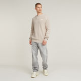 G-STAR Outlet Detailed Knitted Sweater White