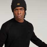 G-STAR Outlet Detailed Knitted Sweater Black