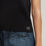 G-STAR Outlet NY RAW Slim Knitted Top Black