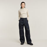G-STAR Outlet Coated Slim Rib Mock Top Multi color