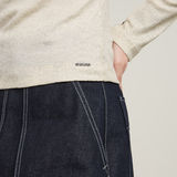 G-STAR Outlet Coated Slim Rib Mock Top Multi color
