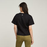 G-STAR Outlet Top Side Buttons Relaxed Negro
