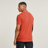 G-STAR Outlet Dunda Overdyed Slim Polo Red