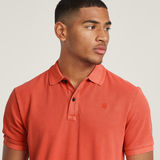 G-STAR Outlet Dunda Overdyed Slim Polo Red