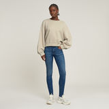 G-STAR Outlet Overdyed Big Sleeve Oversized Sweater Beige