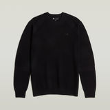 G-STAR Outlet Detailed Knitted Sweater Black