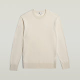 G-STAR Outlet Premium Core Knitted Sweater White