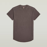 G-STAR Outlet Text Back Graphic Overdyed Lash T-Shirt Brown