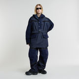 G-STAR Outlet Chaqueta Unisex GSR Maxi Rak Azul oscuro