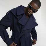 G-STAR Outlet Abrigo Unisex GSRR Maxi Azul oscuro