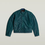 G-STAR Outlet Short Moto Jacket Green