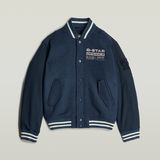 G-STAR Outlet Varsity Wool Bomber Medium blue