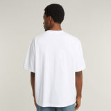 G-STAR Outlet Mask Graphic Boxy T-Shirt White