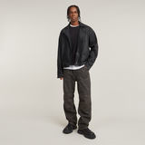 G-STAR Outlet Biker Denim Jacket Brown