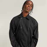 G-STAR Outlet Biker Denim Jacket Brown